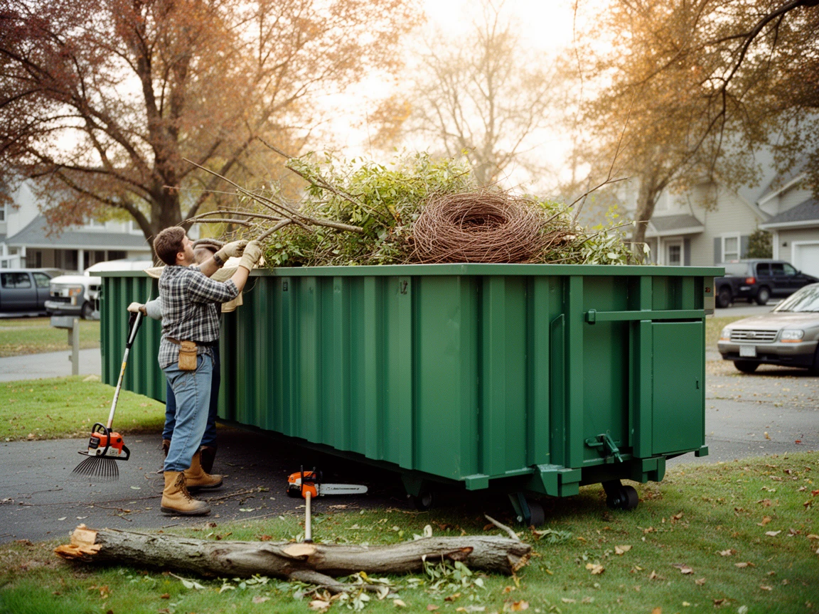 Yard Waste Dumpster Rental